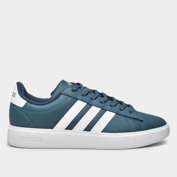 Tênis Adidas Grand Court 2.0 Feminino - Azul Petróleo