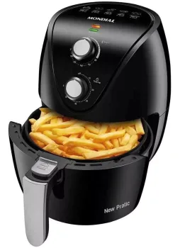 Fritadeira Sem Óleo Air Fryer 3,5L Mondial AF-31 Preto 1500W