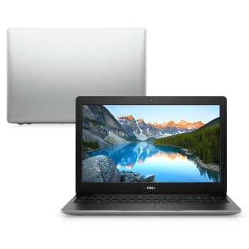 Notebook Dell Inspiron i15-3583-MS90S 8ª Geração Intel Core i7 8GB 256GB SSD 15.6" Windows 10 Prata
