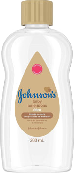 Óleo Amêndoas Johnson'S Baby Transparente 200ml