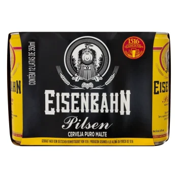 Cerveja Eisenbahn Pilsen 350ml - 12 Unidades