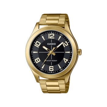 Relógio Casio Unissex Dourado Analógico MTP-VX01G-1BUDF