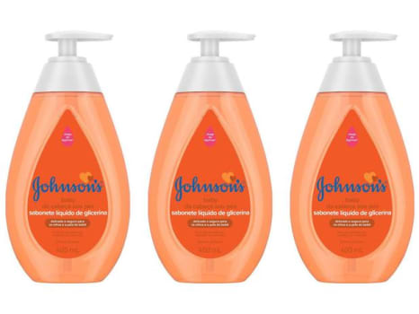 Kit Sabonete Líquido Infantil Johnsons Baby - Da Cabeça aos Pés 400ml 3 Unidades - Magazine Ofertaesperta