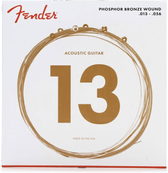 Encordoamento Fender 60M 013-056 Phosphor Bronze