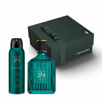 Combo Presente O Boticário Dia dos Pais Botica 214 Fiji Paradise: Eau De Parfum 90ml + Desodorante 75g/125ml + Caixa de Presente