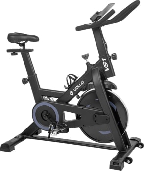 Vollo Bicicleta Ergométrica Spinning Magnética Silenciosa, Roda De Inércia 6 KG, Suporta Até 110 KG - Recomendado Para Um Exercício Leve/Moderado