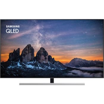 Smart TV QLED 55" Samsung Q80 QN55Q80RAGXZD 4K HDMI, USB, Wi-Fi Smart Tizen Preta Conversor Digital Integrado