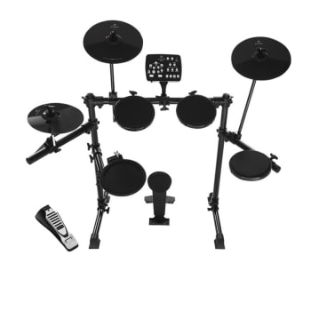 Bateria Eletrônica Michael USB com 8 Pads com USB Fonte Bivolt - DDM-100