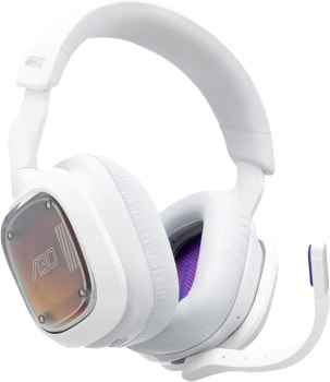 Headset Sem Fio Logitech G Astro A30 LIGHTSPEED com Conexão Bluetooth ou 3,5 mm, Microfone Destacável, Até 27h de Bateria, para Áudio 3D/Dolby Atmos, PS5, PS4, Nintendo Switch, PC, Android - Branco