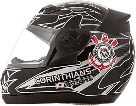 Capacete Evolution 788 3G Sport Club Corinthians Pro Tork CAP-CORI-60