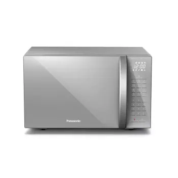 Micro-ondas Panasonic com Tecnologia Dupla Refeição 34L Inox 127V - NN-ST67LSRUN