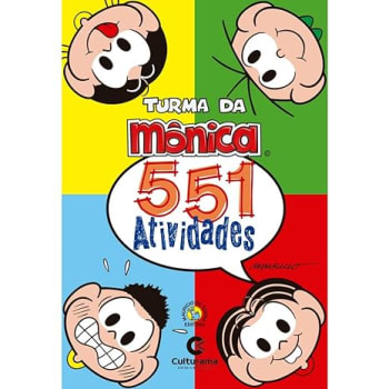 Livro 551 Atividades Turma da Mônica - Culturama