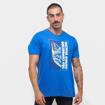 Camiseta Cruzeiro Classic Masculina - Azul Royal