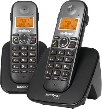 Telefone sem Fio Digital e Ramal Adicional Intelbras TS 5122 (Pacote com 2)