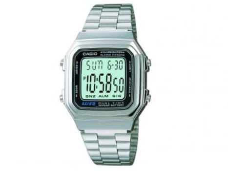 Relógio Masculino Casio A178WA-1ADF - Digital Resistente à Água Calendário - Magazine Ofertaesperta