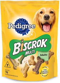 Biscoito Para Cachorros Pedigree Biscrok Multi Adultos 1kg