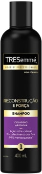 10 Unidades TRESemmé Reconstrução e Força - Shampoo para cabelos danificados 400ml