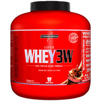 Whey Protein Integralmédica Super Whey 3W - Chocolate - 1,8Kg
