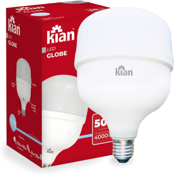 Lâmpada Led Globe Base E27 50W - Kian