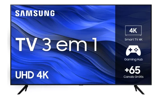 Smart TV Samsung 43" 4K Gaming Hub Visual Live 2023 - UN43CU7700GXZD