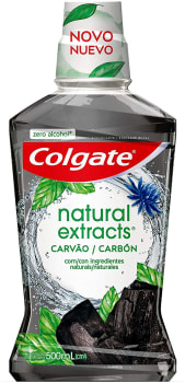 Enxaguante Bucal Colgate Natural Extracts Carvão 500ml, Colgate