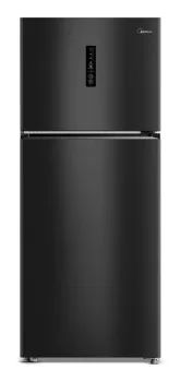 Geladeira Frost Free Duplex 411l Slim Cor Black Inox Midea