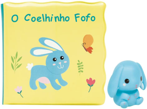 Kit Livrinho De Banho E Coelhinho, Buba, Colorido