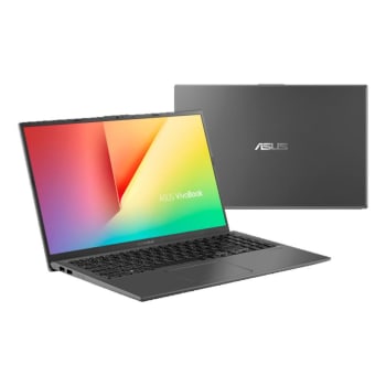  Notebook Asus X512FA-BR566T, 8ª Ger.Intel Core i5 8265U, 4GB, 1TB, 15', W10, Cinza