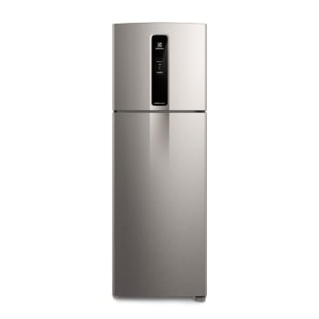 Geladeira Electrolux Frost Free Inverter 390L Efficient AutoSense Duplex Inox Look (IF43S)   