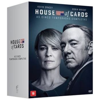 Box House of Cards 1ª a 5ª Temporada 20 DVDs