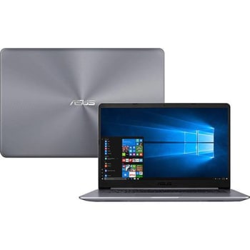 Notebook Asus Vivobook X510UR-BQ166T Intel Core i5 8GB (GeForce 930MX de 2GB ) 1TB Tela FHD Nano Edge 15,6" Windows 10 - Cinza