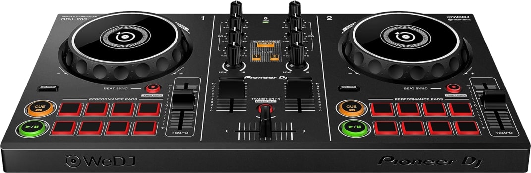 Pioneer Controlador inteligente DJ de 2 canais DDJ-200 da Electronics