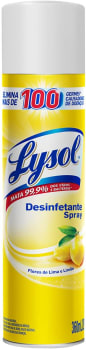 Lysol Aerosol Flores De Lima E Limão, Lysol, Amarelo