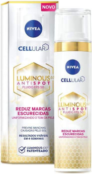 Fluido Facial Luminous NIVEA 630 Reduz as Marcas Escurecidas FPS 50