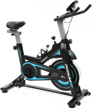 Bicicleta Ergométrica Spinning PodiumFit S600 Roda 10kg - Silenciosa