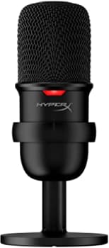 Microfone HyperX Solocast, USB, Compatível PS4, Mac, PC - HMIS1X-XX-BK/G