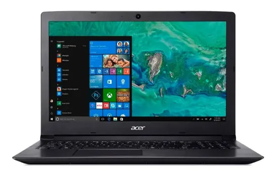 Notebook Acer Intel Core i3-7020U 4GB 1TB Tela 15,6" Windows 10 A315-53-32U4 Preto