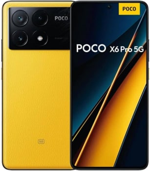 Smartphone Xiaomi POCO X6 Pro 5G 12GB+512GB NFC Dimensity 8300-Ultra 64MP triple camera 67W 120Hz AMOLED (Yellow)