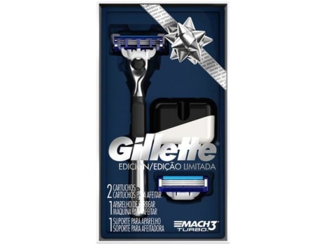 Aparelho de Barbear Gillette Mach3 - Turbo - Magazine Ofertaesperta