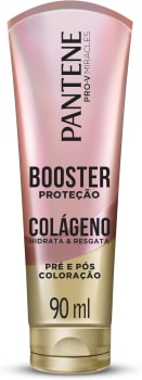 Pantene Booster Proteção Colágeno Hidrata & Resgata Pré E Pós Coloração 90Ml Rosa