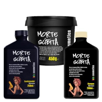 Kit Shampoo + Condicionador + Máscara Capilar Lola Cosmetics Morte Súbita - Magazine Ofertaesperta