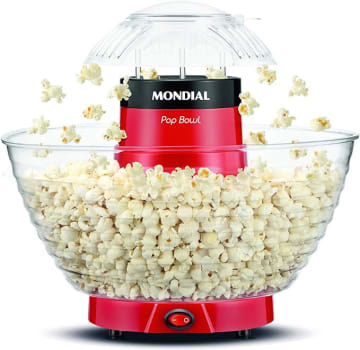 Pipoqueira Pop Bowl, Mondial, Vermelho, 1200W, 220V - PP-05