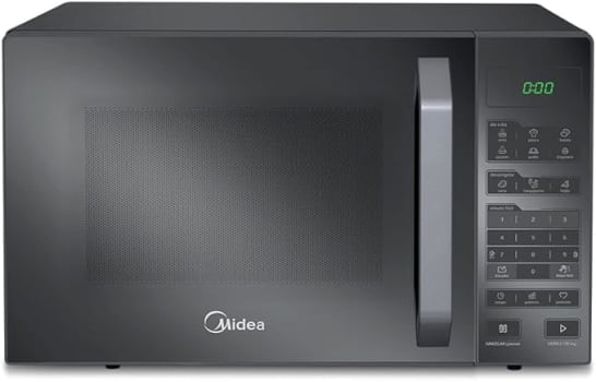 Forno Micro-ondas 27L Prata Espelhado Midea LED 127V MXSA27S1