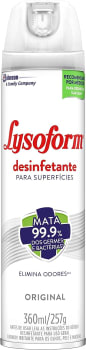 Desinfetante Aerossol Original Lysoform 360ml