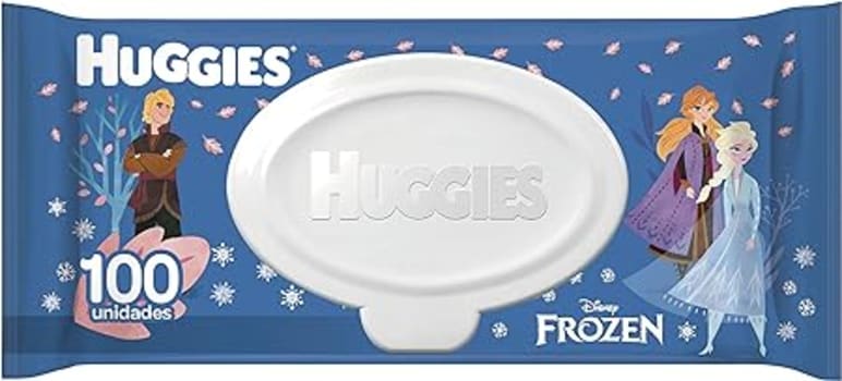 Lenço Umedecido Huggies Frozen Ed. Limitada, 100 unidades, Huggies