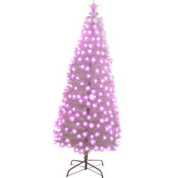 Árvore de Fibra Ótica Branca 1,8m 110V - Orb Christmas