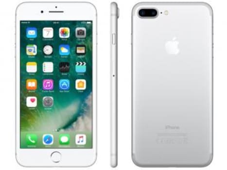 iPhone 7 Plus Apple 32GB Prateado 4G Tela 5.5" - Câm. 12MP + Selfie 7MP iOS 10 Proc. Chip A10 - Magazine Ofertaesperta
