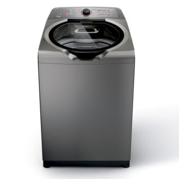 Máquina de Lavar Brastemp 15kg titânio com Ciclo Edredom Especial e Enxágue Anti-Alérgico - BWN15AT