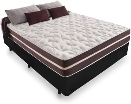 Cama Box Casal + Colchão De Molas - Anjos - Classic Superlastic 138cm