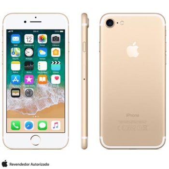 iPhone 7 Dourado com Tela de 4,7”, 4G, 32 GB e Câmera de 12 MP - MN902BR/A - AEMN902BRADRD_PRD